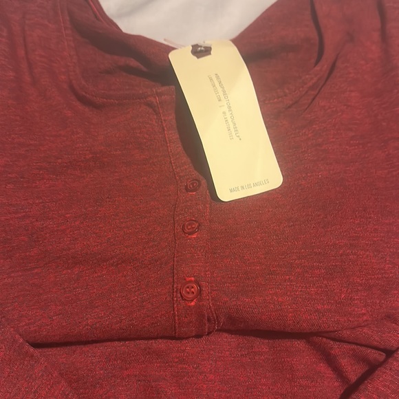 NWT   Revolve Lanstone Ruched Henley Dress in Red size Xs - Picture 7 of 12